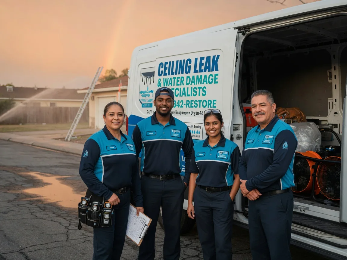 Ceiling Leak Cleanup company in Maine